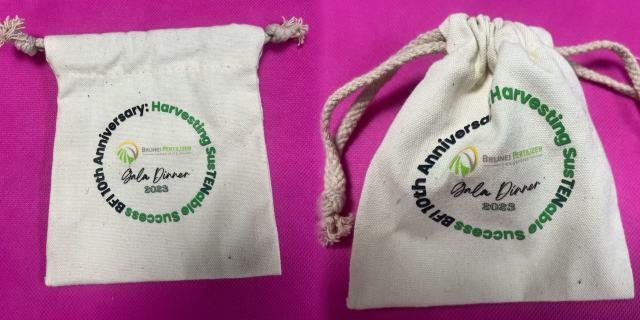 cotton drawstring bag