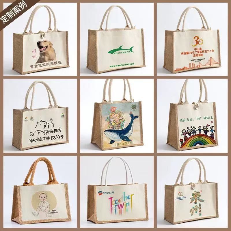 linen handbag