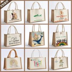 linen handbag