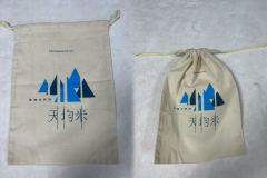 Canvas drawstring bag