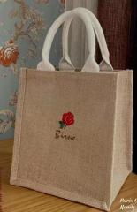 linen handbag