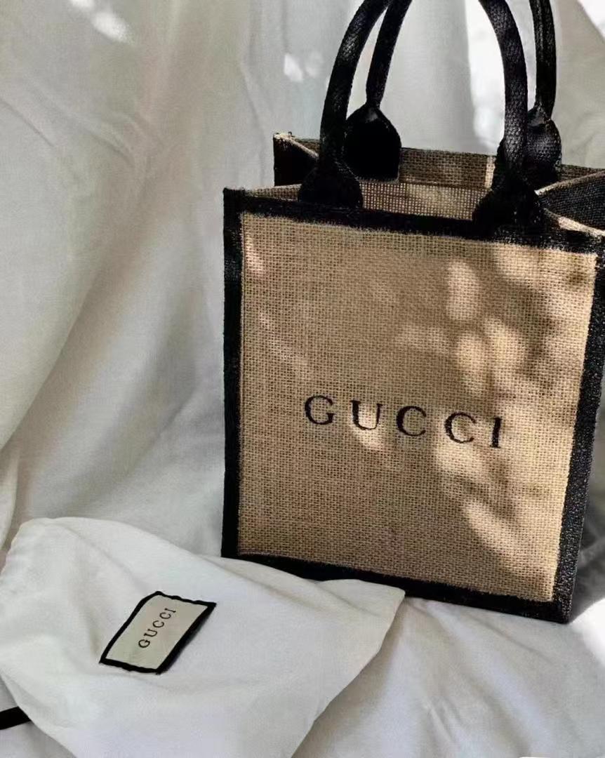 linen handbag