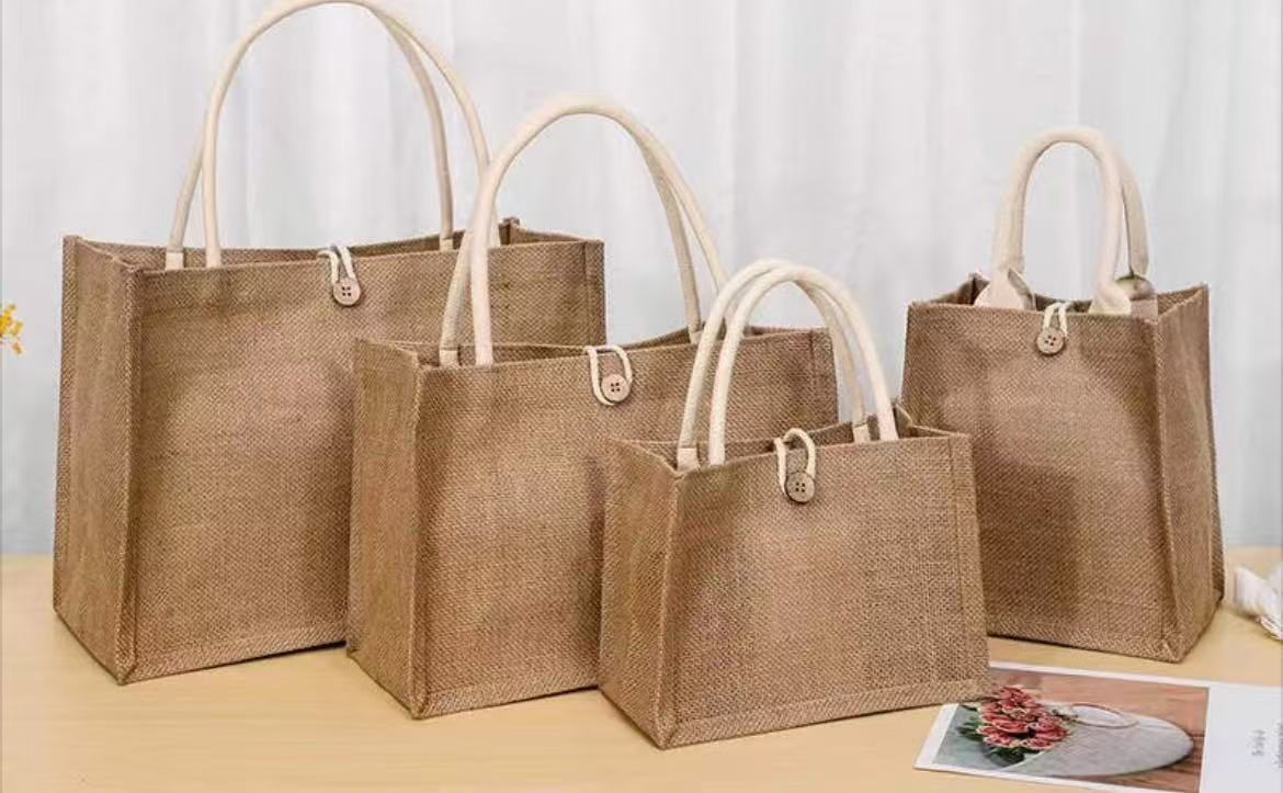 linen handbag