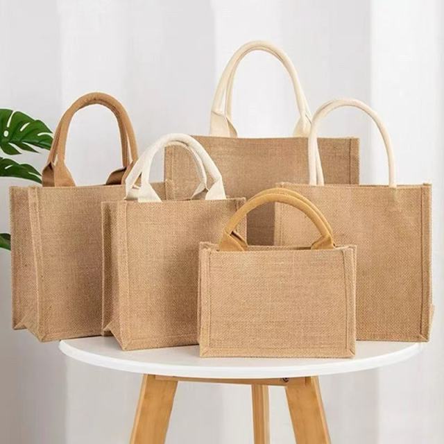 linen handbag