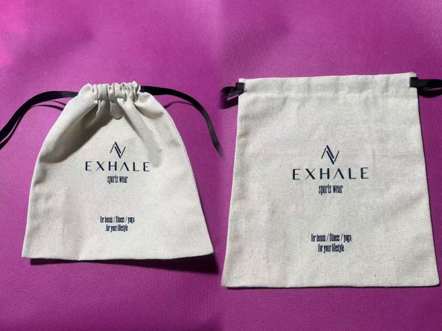 Canvas drawstring bag