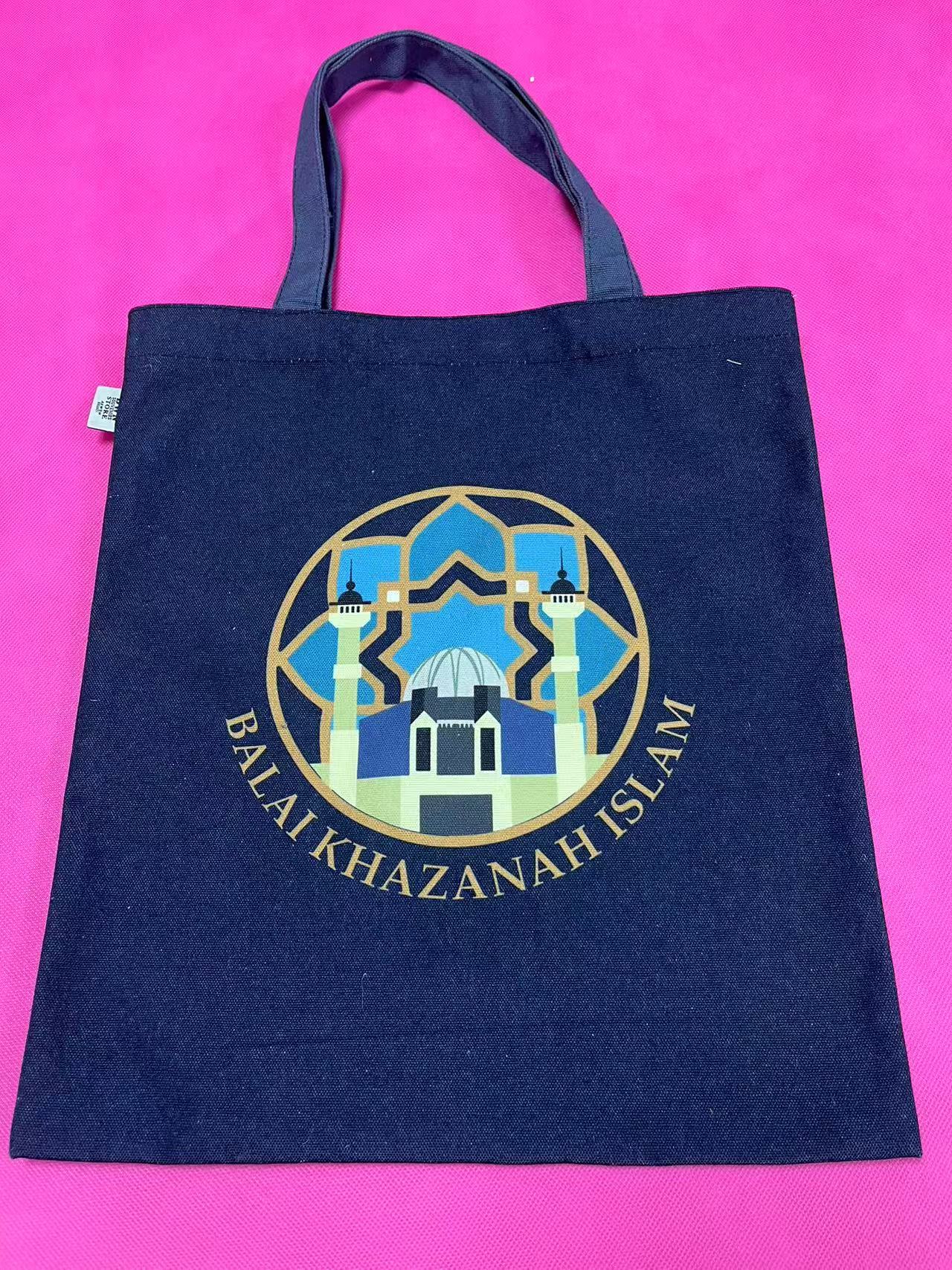Flat canvas bag