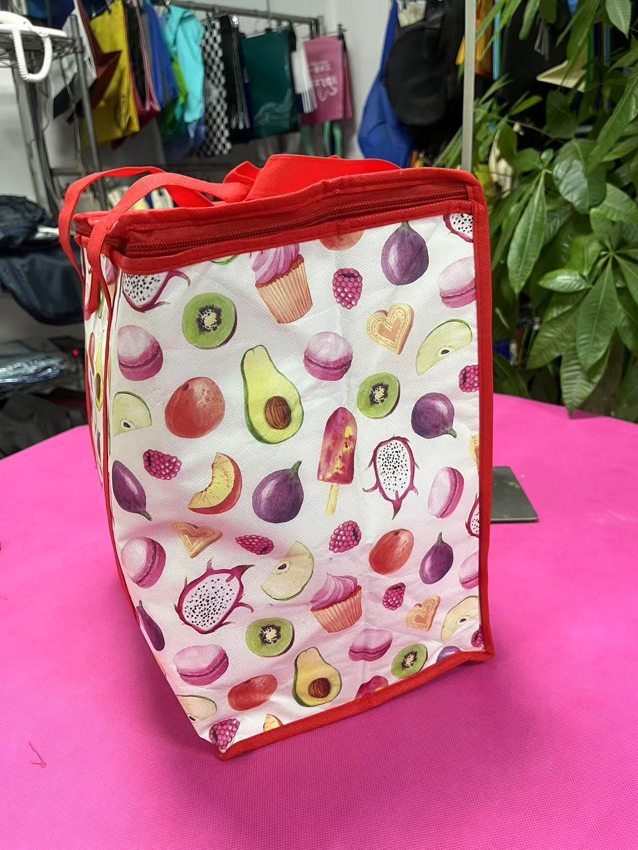 Supermarket Cooler Bag Without Canvas Coating