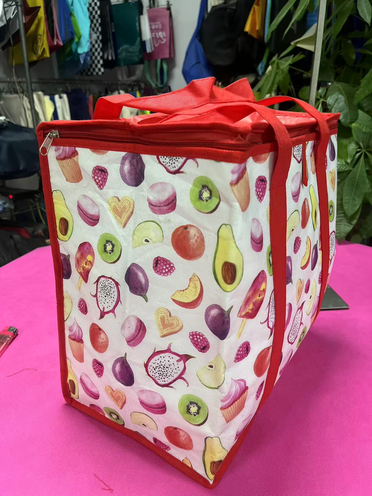 Supermarket Cooler Bag Without Canvas Coating