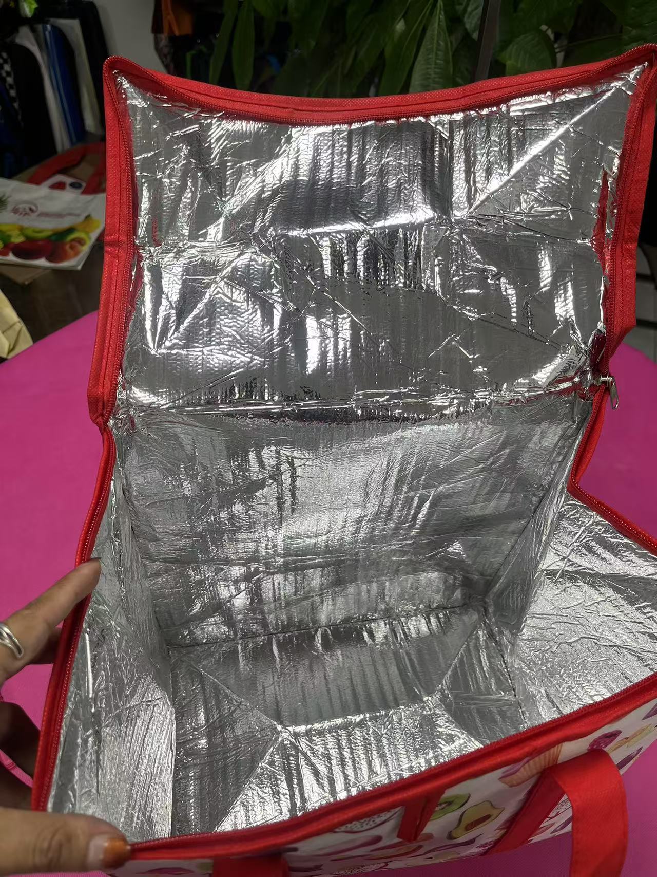 Supermarket Cooler Bag Without Canvas Coating