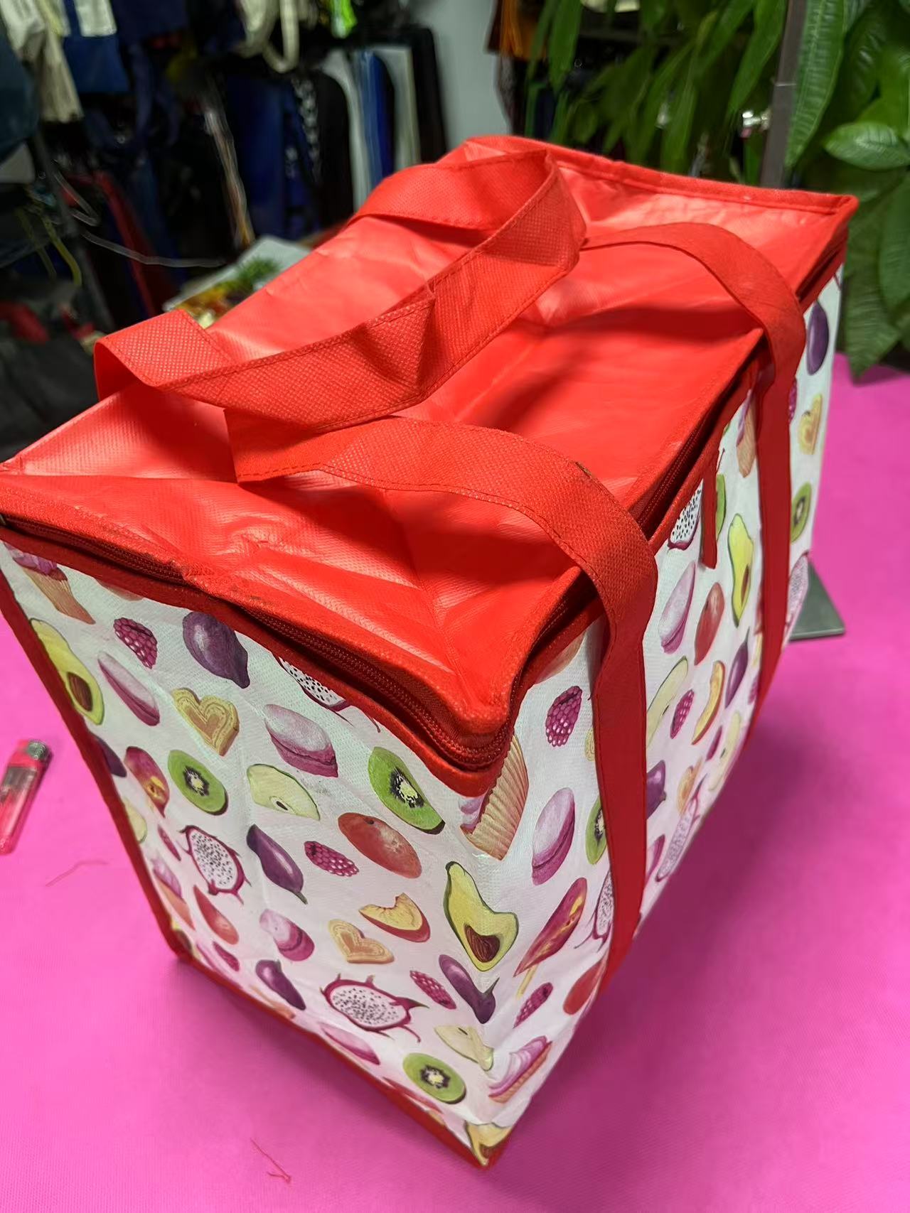 Supermarket Cooler Bag Without Canvas Coating