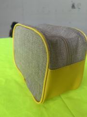 Linen cosmetic bag