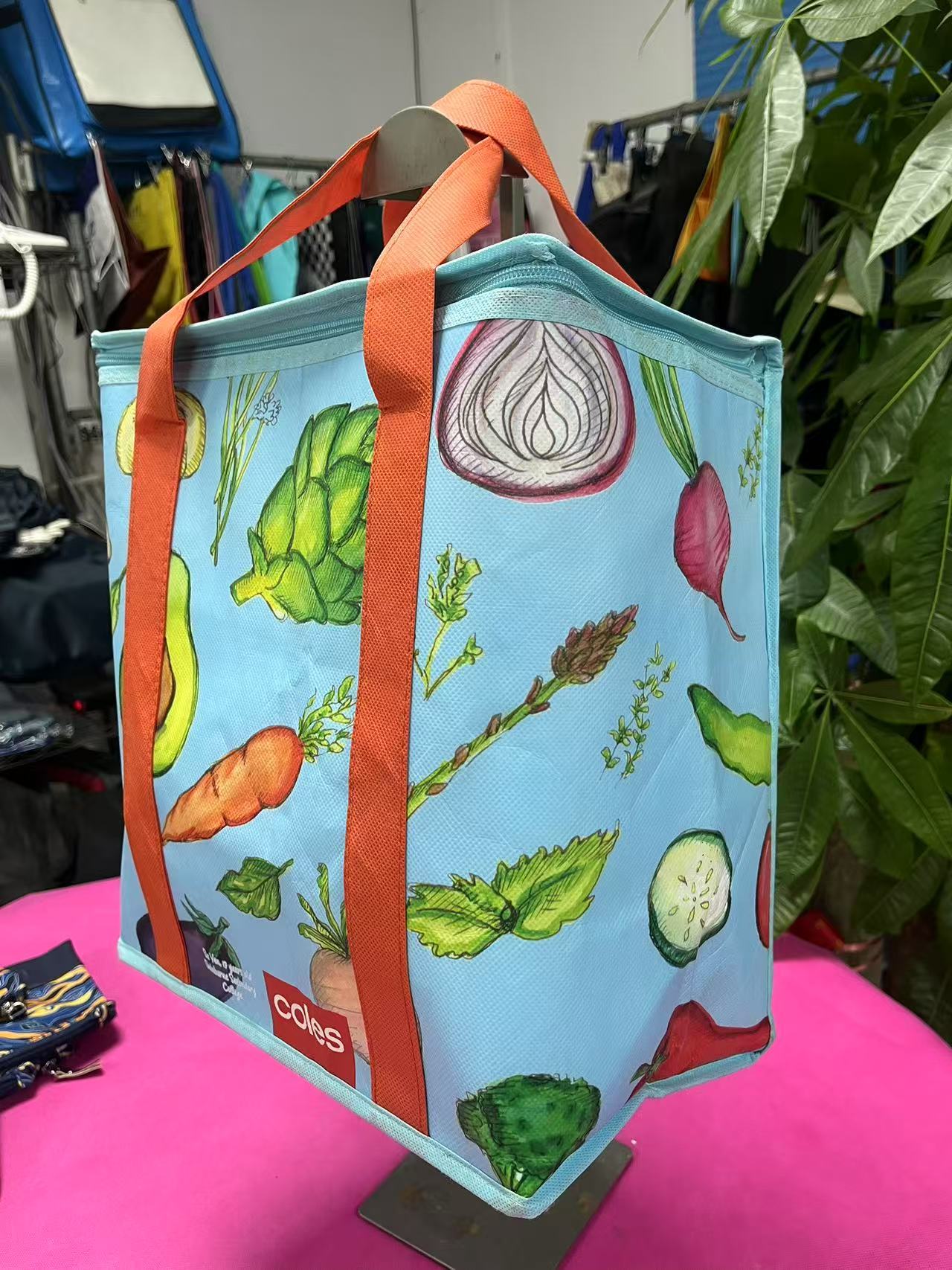 Supermarket Cooler Bag Without Canvas Coating