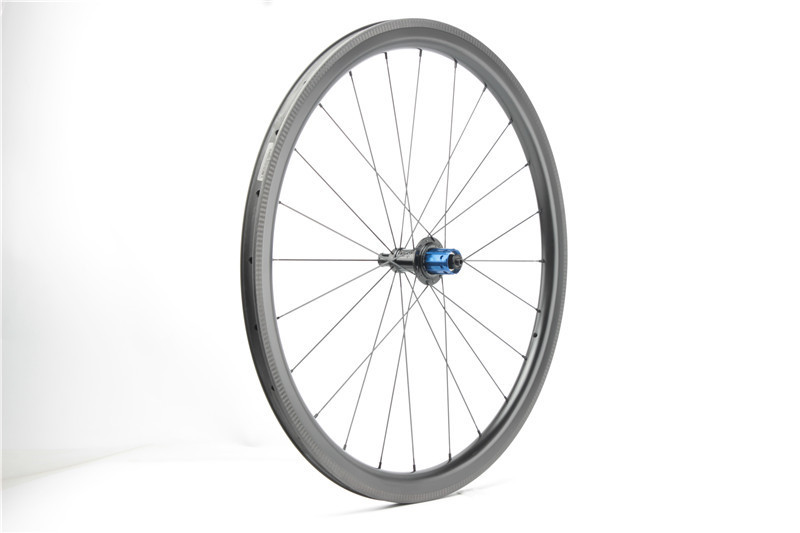 Kaze Rim Brake Tune hub built tubeless wheel set 20H/24H