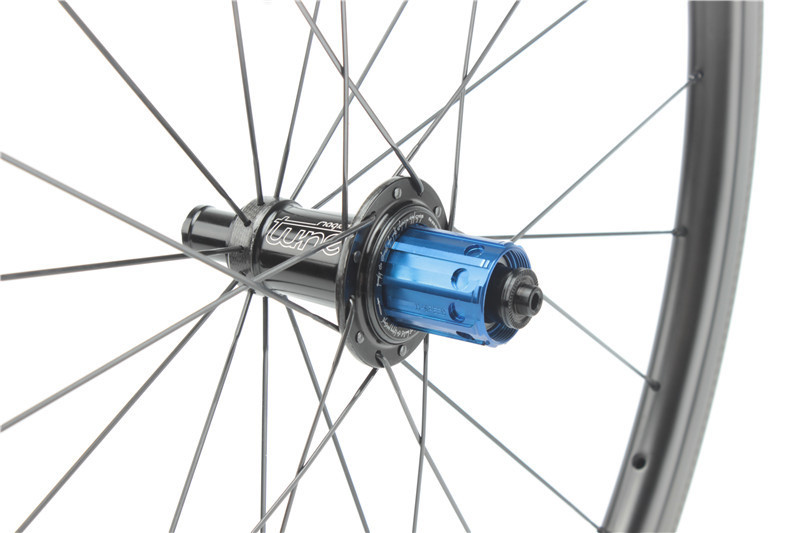 Kaze Rim Brake Tune hub built tubular wheel set 20H/24H