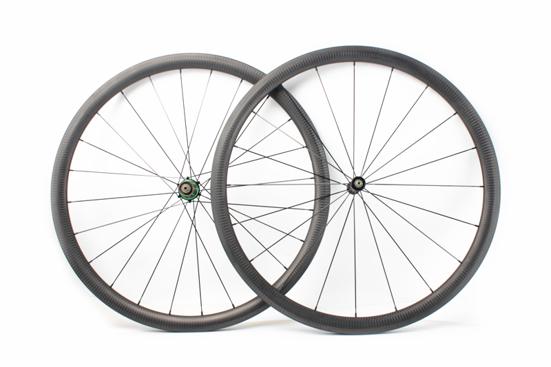 Kaze Rim Brake Extralite hub built tubular wheel set 20H/24H