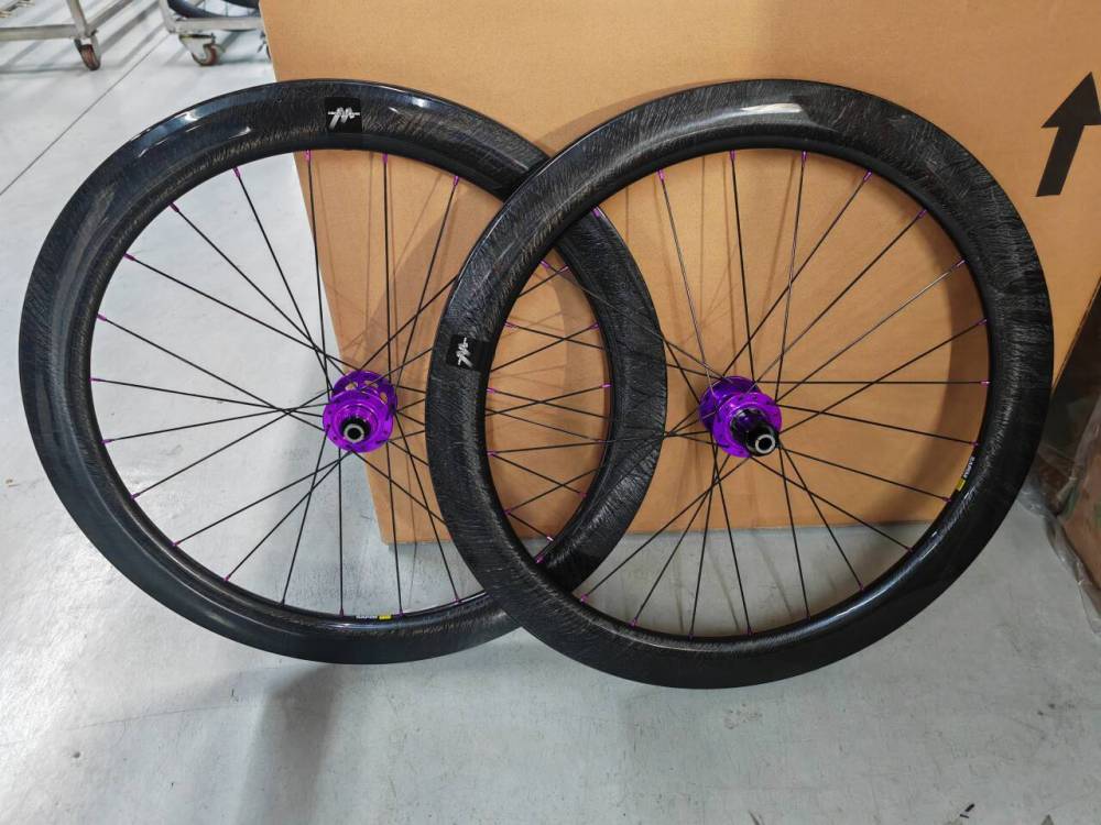 Kaze Disc 28mm(wide) Chris King R45 built tubeless wheel set 24H/24H