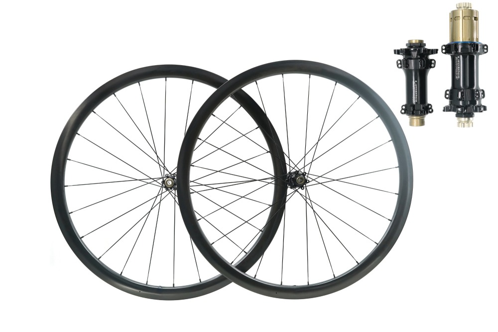 2025 Hyper Disc 30mm(wide) New Extralite Hyper Smart 3  built tubeless wheel set 24H/24H