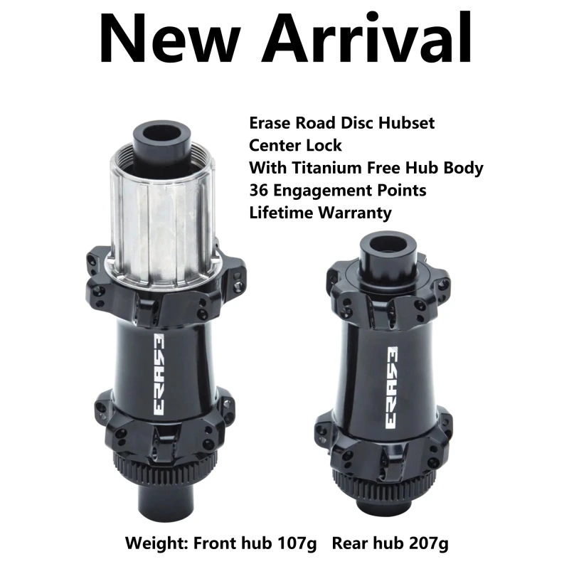 2025 New arrival Hyper disc 30mm(wide) built with ERASE road disc wheel set 24H/24H