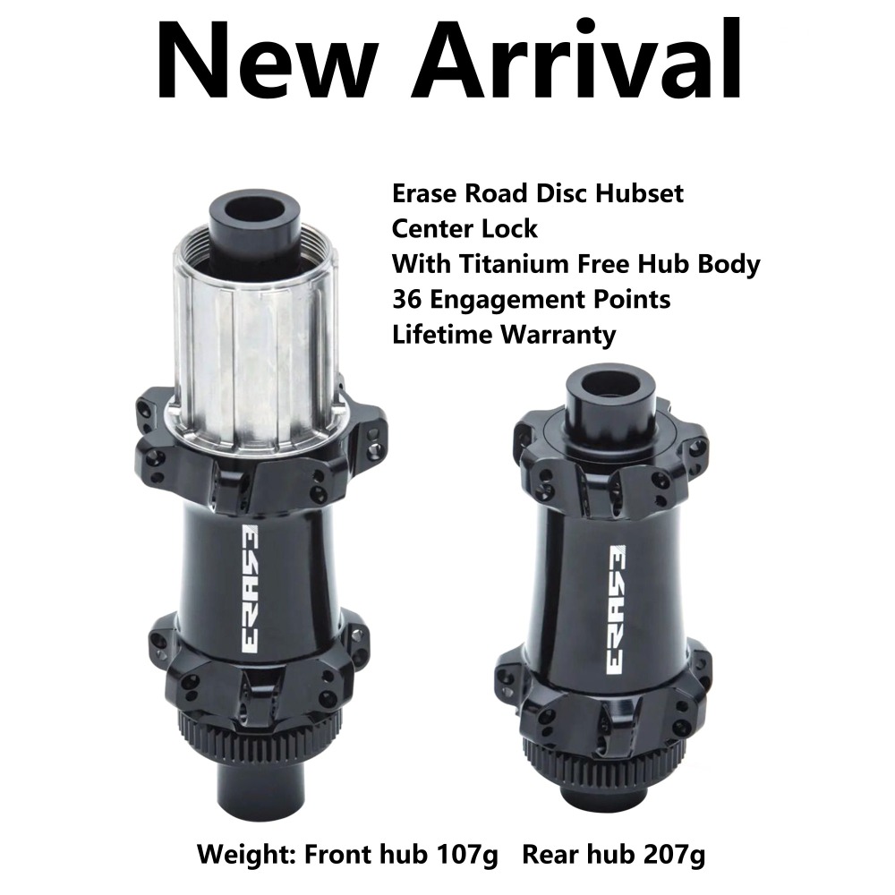 2025 New arrival Hyper disc 30mm(wide) built with ERASE road disc wheel set 24H/24H