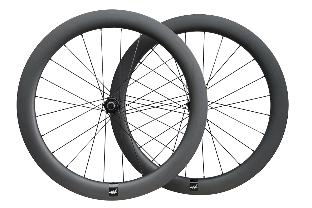Feder 27mm/28mm(wide) Carbon-ti X-hub built tubeless wheel set 24H/24H