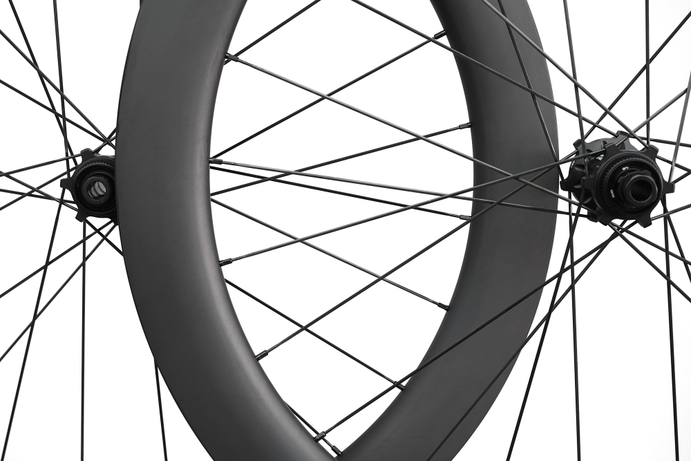 Feder 27mm/28mm(wide) Carbon-ti X-hub built tubeless wheel set 24H/24H