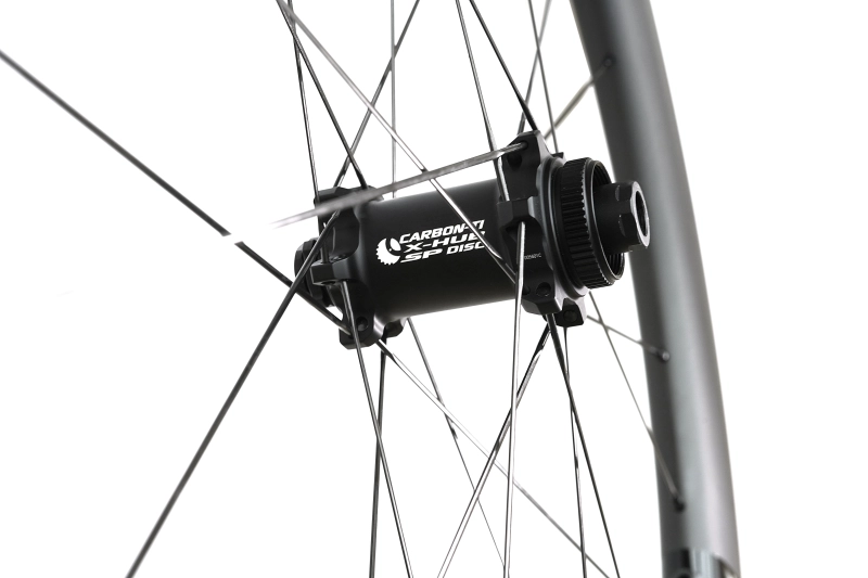 Feder 27mm/28mm(wide) Carbon-ti X-hub built tubeless wheel set 24H/24H