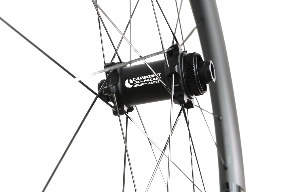 Feder 27mm/28mm(wide) Carbon-ti X-hub built tubeless wheel set 24H/24H