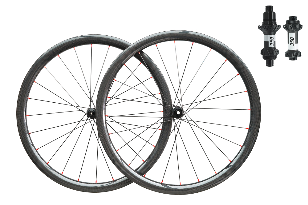 Classic Disc New DT Swiss 350 built 25mm wide tubeless wheel set