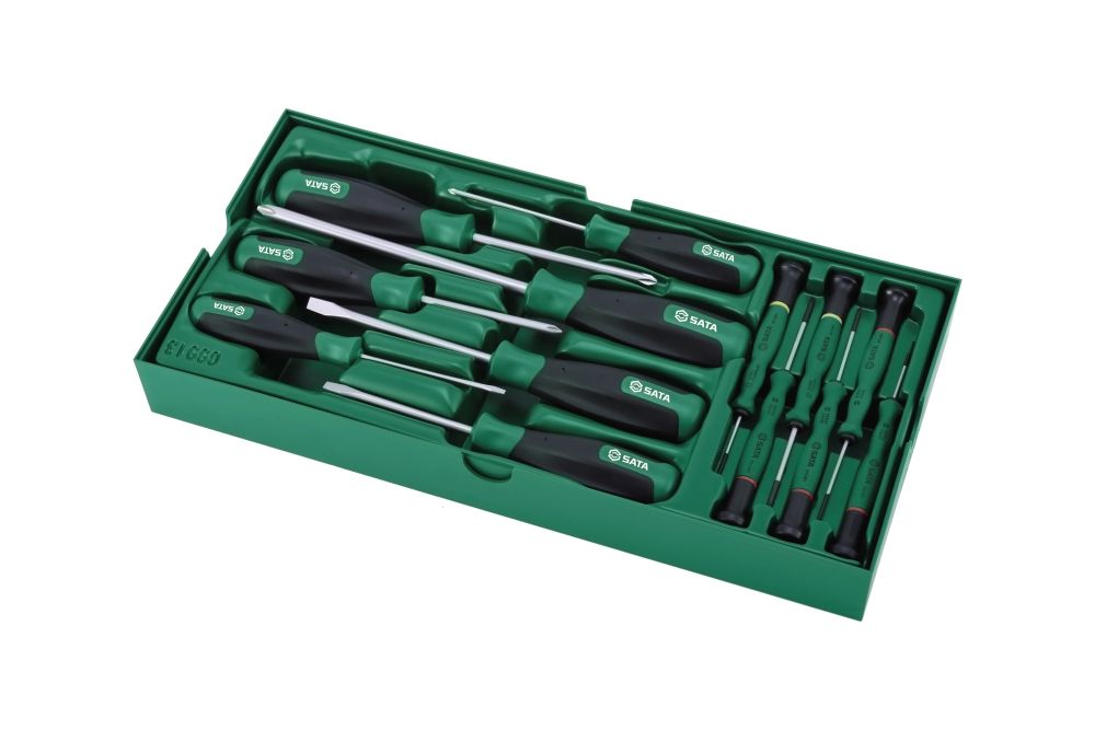 ST09913SJ SATA 13 Pc. Combination Screwdriver Tray Set