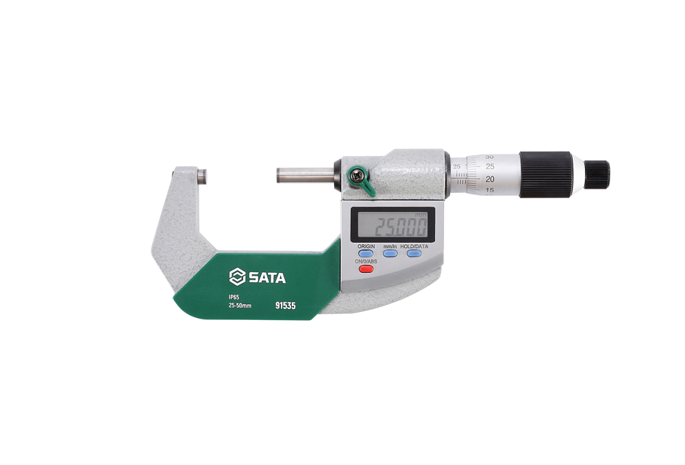 91535 SATA Digital Micrometer   25-50mm