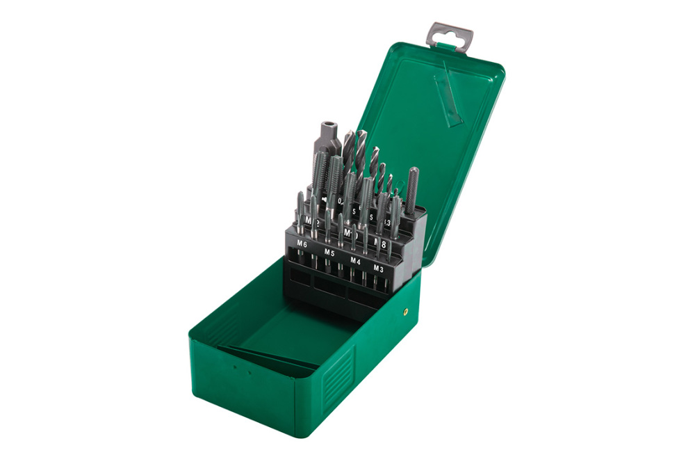 50454 SATA 22Pc. HSS Coarse Thread Tap &Twist Drill Set