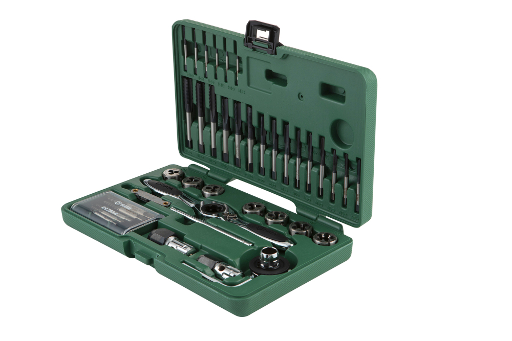 50451 SATA 40Pc. HSS Coarse Thread Tap & Die Set