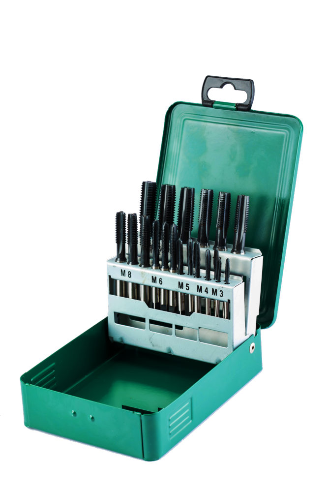 50453 SATA 21Pc. HSS Coarse Thread Tap Set