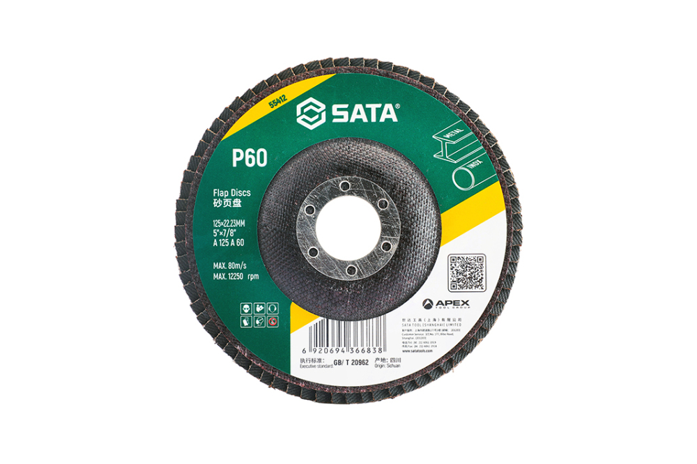 55412 SATA Flap Discs 125×P60×22.23MM
