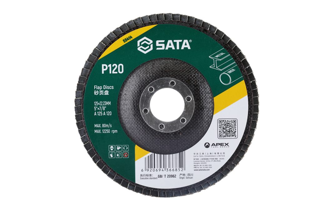 55414 SATA Flap Discs 125×P120×22.23MM