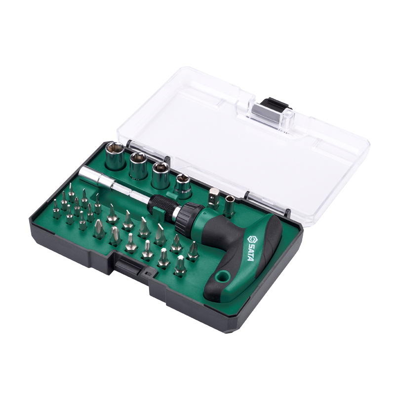 05493 SATA 29PCS Ratchet Sd & Socket Kit
