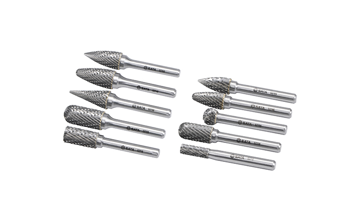53706 SATA 10Pc. Cross cut burrs set