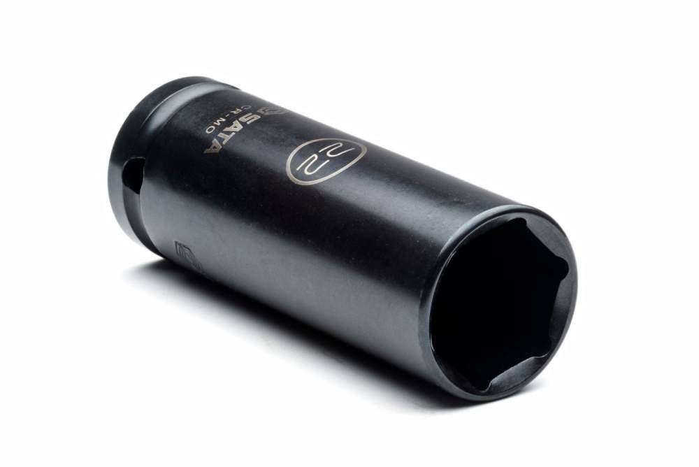 ST34399T SATA  26Pc. 1/2" Drive 6 Point Metric Standard & Deep Thin Wall Impact Socket Set
