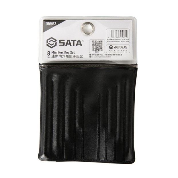 05563 SATA 8PC. MINI HEX KEY SET