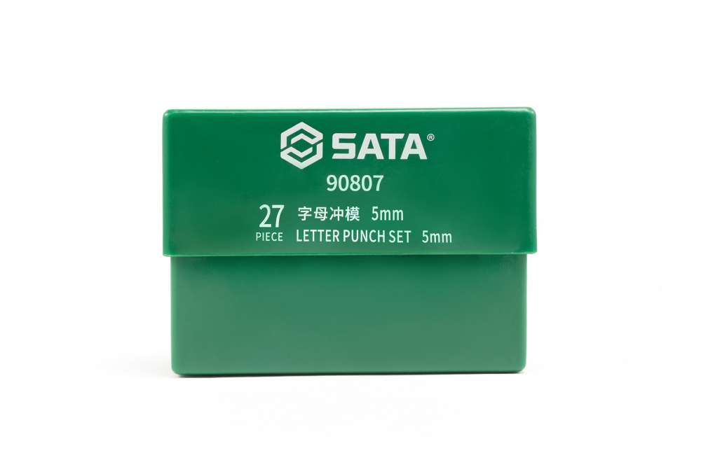 90806 SATA 27Pcs Letter Punch Set 4MM