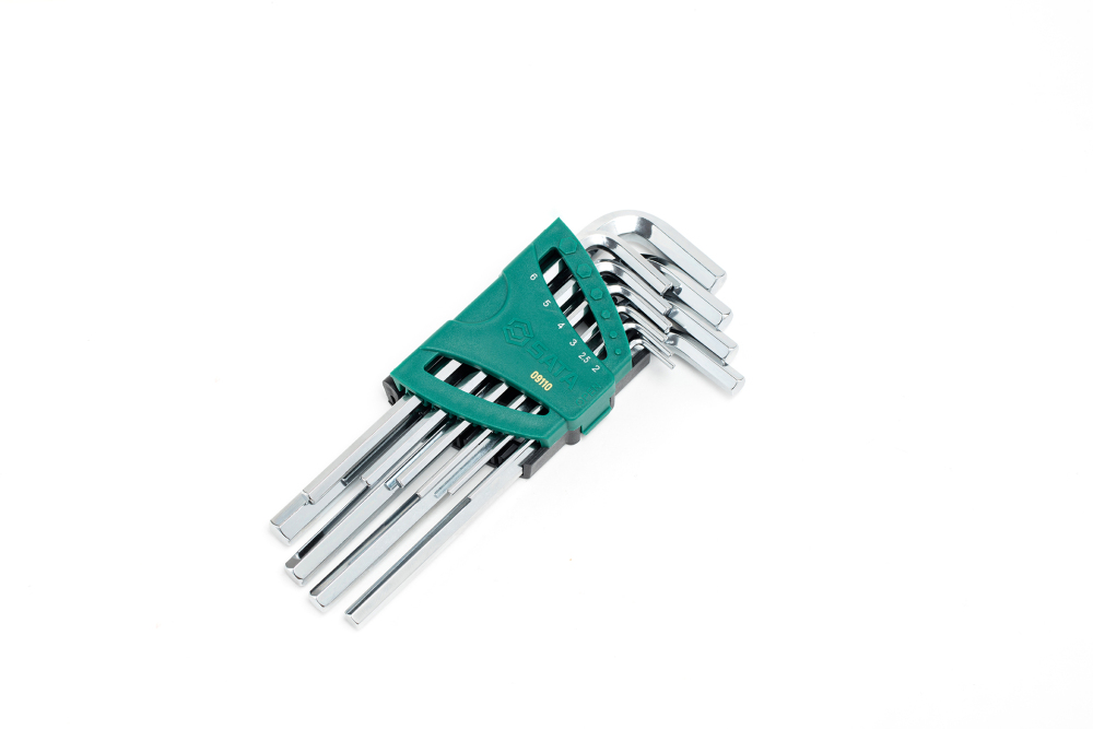 09110 SATA 10Pc Long Arm Hex Key Wrench Set