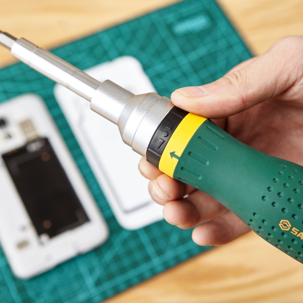 09350 SATA 19 In 1 Interchangeable Ratchet Screwdriver Set