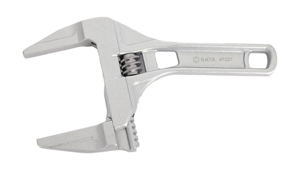 47227 SATA Aluminum Short Handle Adjustable Wrench 12"
