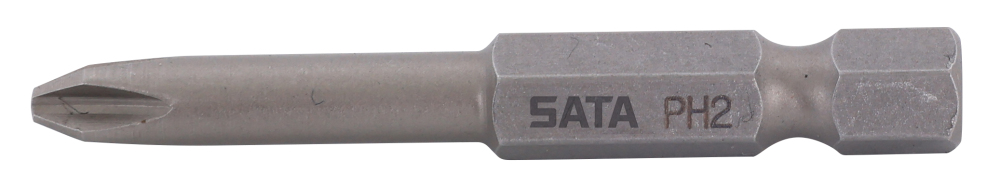 59106A-50 SATA 10Pc. 1/4" Bits, 50MM Length, φ1.6, PH0