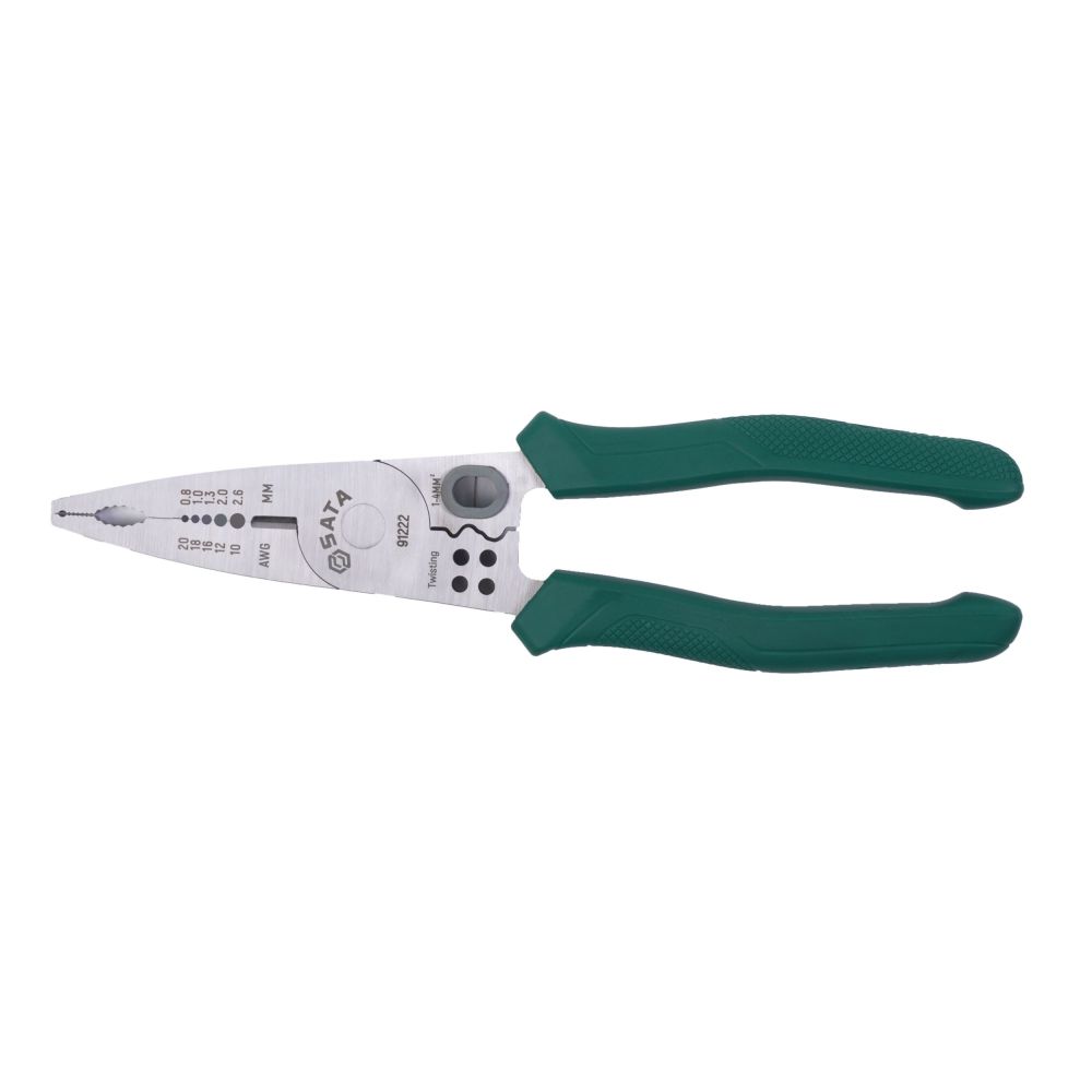 91222 SATA Lightweight Multi-Purpose Pliers 8"