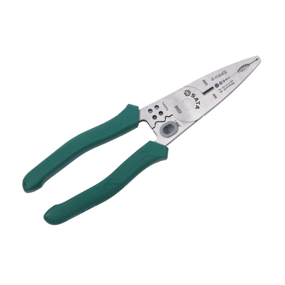 91222 SATA Lightweight Multi-Purpose Pliers 8"