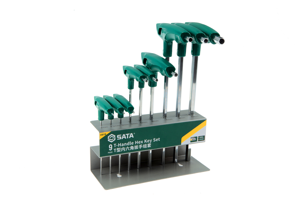 09118 SATA 9Pc. T-handle Hex Key Set
