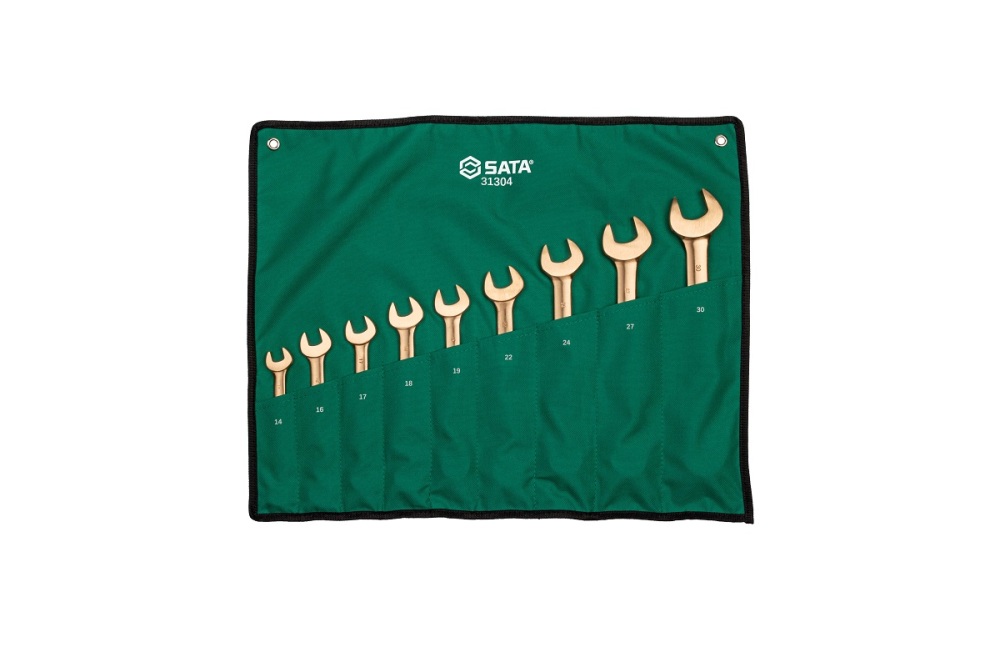 31304 SATA 9Pc. Explosion Proof Combination Wrench Set