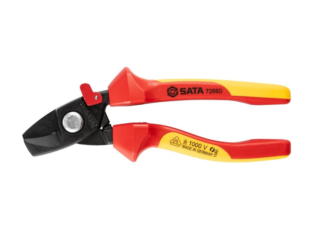 72660 SATA G Series VDE Insulated Cable Cutting Pliers 7"