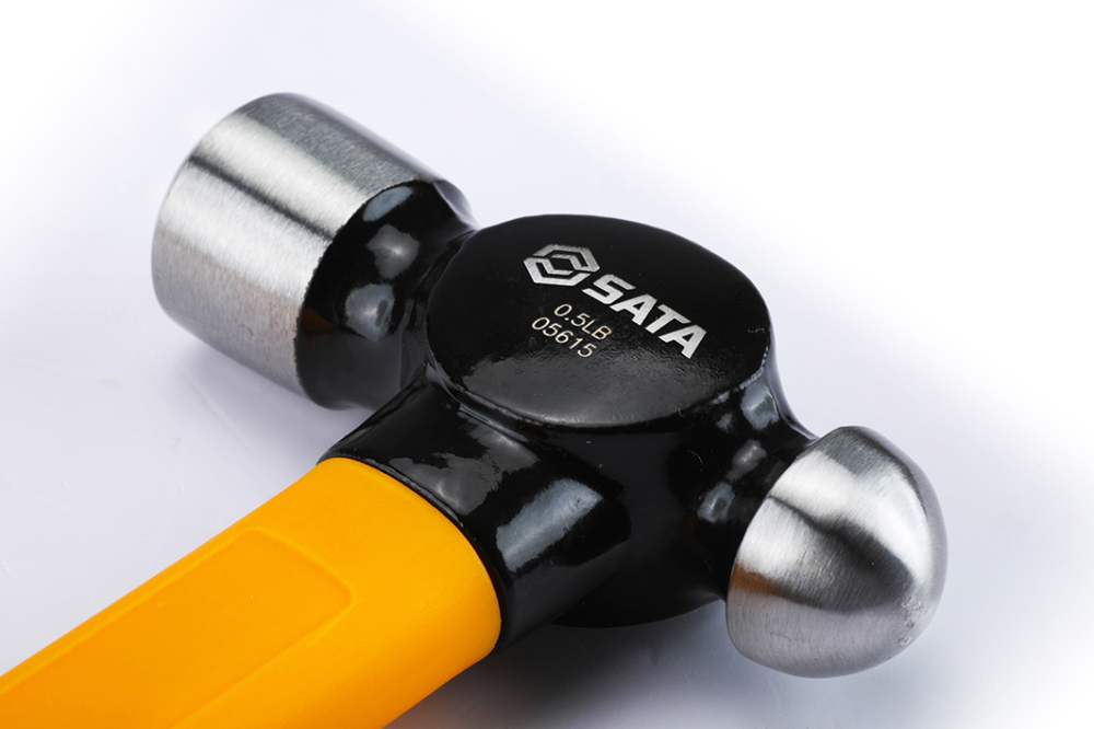 05615 SATA Fiberglass Handle Ball Pein Hammer 0.5 LBS.